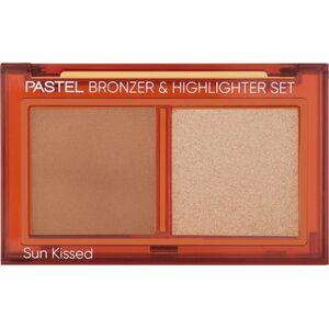 Pastel Bronzer & Highlighter Zestaw do konturowania twarzy Sun Kissed  (01)