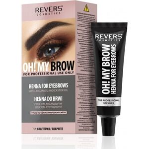 Revers Oh! my brow henna Kremowa do brwi-grafitowa