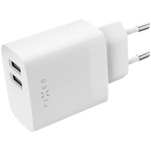 FIXED FIXC17N-2U-WH ładowarka do urządzeń przenośnych Smartfon, Tablet Biały Prąd przemienny Szybkie ładowanie Wewnętrzna