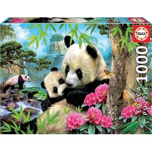 Educa Puzzle 1000 elementów Panda o poranku
