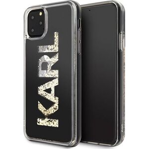 Karl Lagerfeld Karl Lagerfeld KLHCN65KAGBK iPhone 11 Pro Max czarny/black Karl logo Glitter uniwersalny