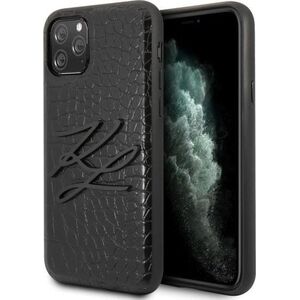 Karl Lagerfeld Karl Lagerfeld KLHCN58CRKBK iPhone 11 Pro hardcase czarny/black Croco
