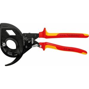 Knipex Nozyce do ciecia kabli VDE z z grzechotka i 2-komponen.rekoj. 320mm KNIPEX