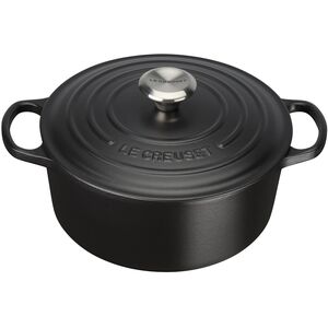 le creuset Le Creuset Signature Roaster στρογγυλό 24cm μαύρο Schwarz (21177240000430)