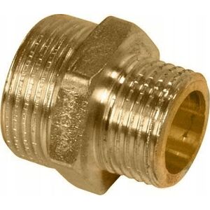 nypel 1" x 1/2" (DN25 x DN15) mosiężny