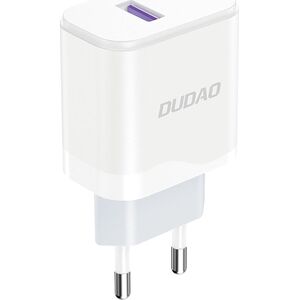 Kabel USB Dudao A20EU USB-A 18W + USB-A - micro USB White