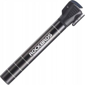 RockBros Mała pompka rowerowa 7 bar aluminium dł. 17cm - czarna