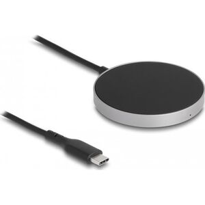 DeLOCK 66467 ładowarka do urządzeń przenośnych Smartfon, Smartwatch Czarny USB Bezprzewodowe ładowanie Szybkie ładowanie Wewnętrzna