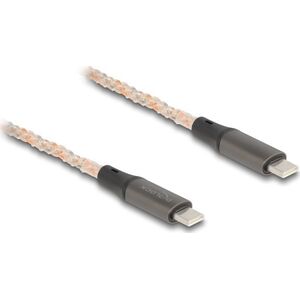 DeLOCK 88288 kabel USB USB 2.0 1,2 m USB C Czarny, Miedziany, Szary, Przezroczysty
