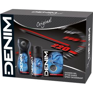 Denim Zestaw prezentowy Original (Woda po goleniu 100ml + Deo spray 150ml + Żel pod prysznic 250ml)
