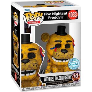 Funko POP Five Nights at Freddy's 1033 Withered Golden Freddy Special Edition