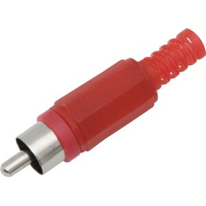 1022# Wtyk rca chinch  czerwony