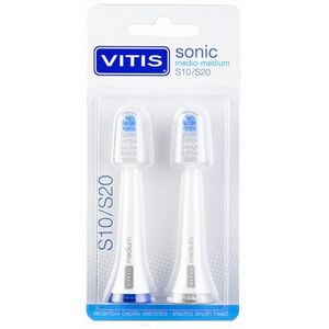 Końcówka do Elektronicznej Szczoteczki do Zębów Vitis Sonic S10/S20 2 Sztuk