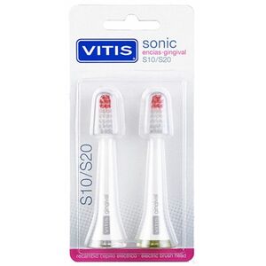 Końcówka do Elektronicznej Szczoteczki do Zębów Vitis Sonic S10/S20 Gingival 2 Sztuk