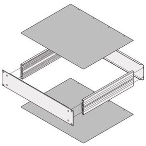 SCHROFF MultipacPRO Płyta osłonowa, gładka, głębokość 280 mm