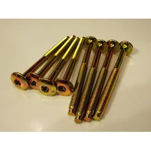 WKRĘT MEBLOWY OCYNKOWANY ŁEB PŁASKI 6*80MM [jm.KG] - 198 6*80 ZN