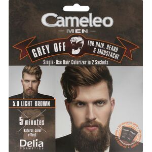 Delia Cosmetics Cameleo Men Krem do włosów, brody i wąsów nr 5.0 Light Brown
