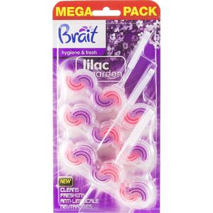 Brait Brait Hygiene & Fresh Kostka toaletowa do WC 2-fazowa Lilac Garden 1op.-3x45g