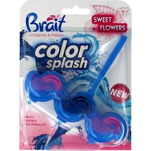 Brait Brait Kostka toaletowa 2-fazowa Color Splash do WC Sweet Flowers 45g