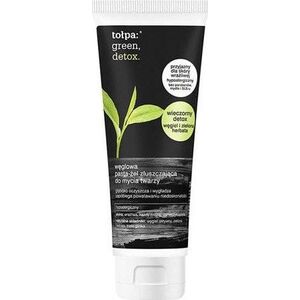 Tołpa Green Detox Węglowa pasta-żel złuszczająca do mycia twarzy 125 ml