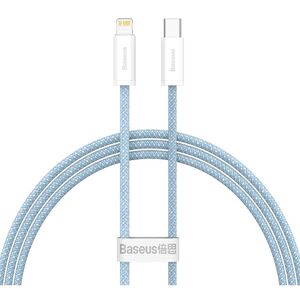 Baseus Καλώδιο USB-C σε Lightning Dynamic Series, 20W, 1m Γαλάζιο (CALD000003) (BASCALD000003) έως 12 άτοκες Δόσεις