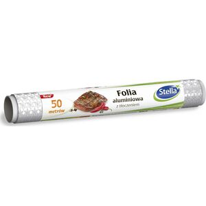 Stella STELLA Folia aluminiowa z tłoczeniem - 50m  1szt