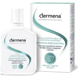 Dermena Dermena Supported By Science Szampon Sebocontrol do włosów przetłuszczających się i nadmiernie wypadających 200ml
