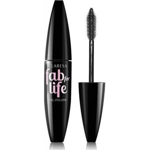 Claresa CLARESA Tusz do rzęs FAB FOR LIFE - efekt sztucznych rzęs - 01 deep black 12ml
