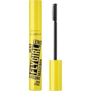 Claresa CLARESA Tusz do rzęs FLYGIRL COMB&CURL podkręcająco rozczesujący - czarny 10g