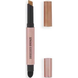 Makeup Revolution Makeup Revolution Lustre Wand Eyeshadow Stick Cień do powiek w sztyfcie - Obsessed Bronze 1szt