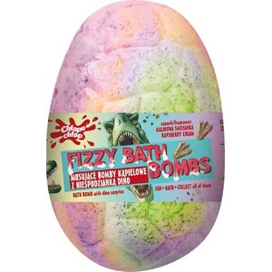 Chlapu Chlap CHLAPU CHLAP Musująca Bomba kąpielowa Jajo Dinozaura z niespodzianką - bąbelkowa oranżada 140g