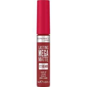 Rimmel  Rimmel Lasting Mega Matte długotrwała matowa pomadka w płynie do ust 500FireStarter 7.4ml