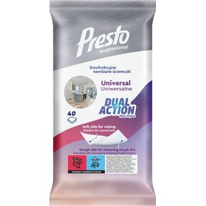 Osram Presto Dwufunkcyjne nawilżane ściereczki 40 sztuk