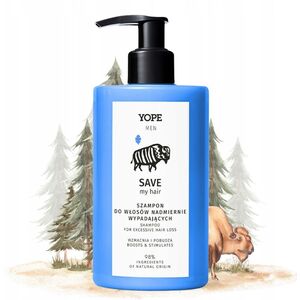 Yope Men Save My Hair Σαμπουάν Υπερβολική τριχόπτωση, 300 ml