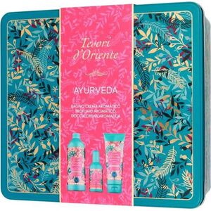Tesori d'Oriente Ayurveda Zestaw prezentowy Woda toaletowa + Płyn do kąpieli + Żel pod prysznic 100ml