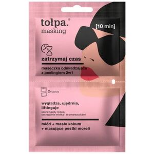 Tołpa Masking Zatrzymaj czas maseczka z peelingiem odmładzająca 2w1 10ml