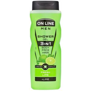 On Line Żel pod prysznic Fresh Lime 3w1 410ml