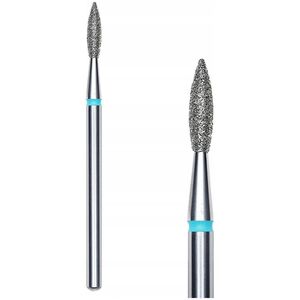 Staleks frez do paznokci-diamentowy płomyk 2.1/8mm (niebieski) 1szt