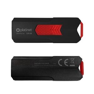 ΦΟΡΗΤΟΣ ΔΙΣΚΟΣ SSD PLATINET USB 3.2 ΕΩΣ 400MB/s 128GB ΜΑΥΡΟ [46157]