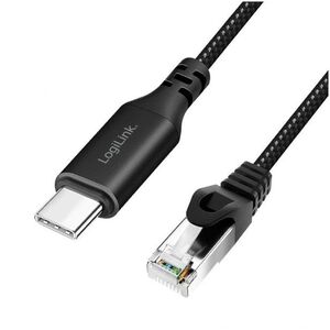 Προσαρμογέας καλωδίου LOGILINK CU0413 Ethernet USB 3.2, C/M σε RJ45/M, ενεργός, 3 μ
