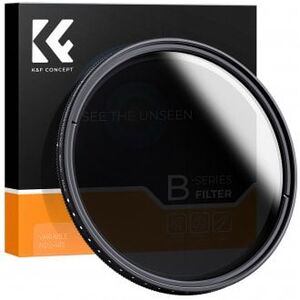 Ρυθμιζόμενο γκρι φίλτρο K&F Concept B-Series Fader ND2-400 - 49 mm