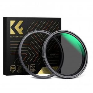 Ρυθμιζόμενο μαγνητικό γκρι φίλτρο K&F Concept Nano-X MRC Fader ND2-32 - 77 mm