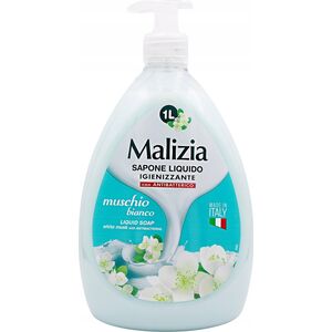 Malizia Antybakteryjne mydło w płynie Muschio Bianco 1 L