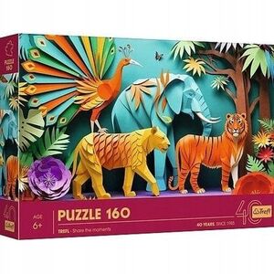 PUZZLE 160 40-lecie Trefl PaperArt: Ζούγκλα 40051