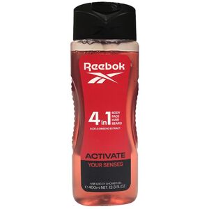 REEBOK Ενεργοποιήστε τις Αισθήσεις σας 4σε1 Ανδρικό τζελ ντους 400 ml