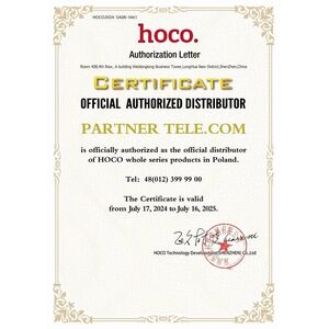 HOCO Słuchawki Bezprzewodowe Bluetooth TWS EQ15 Fioletowe