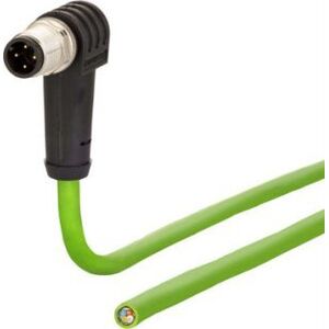 Metz Kabel połączeniowy METZ CONNECT wtyk M12 4-biegunowy kodowany D, kątowy, 1 m