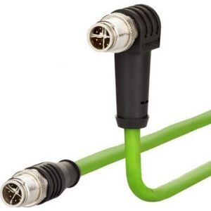 Metz METZ CONNECT kabel połączeniowy M12 męski-M12 męski, 8-biegunowy z kodem X, hakowy, 10 m