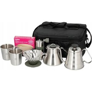 Hario Hario - Outdoor Coffee Full Set - Zestaw akcesoriów kawowych z torbą