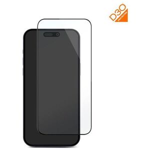 Elastyczna folia ochronna Puro Nano Glass D3O do iPhone'a 15 Pro Max - czarna ramka standard